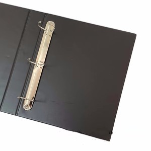 Carpeta de PVC con doble clip, cuaderno de hojas sueltas engrosado, clip con varilla de tracción, cubierta impermeable, almacenamiento de papeles de examen para estudiantes, archivador de nivel. - Product Image 1