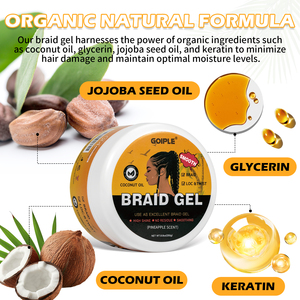 <span class=keywords><strong>Gel</strong></span> per Acconciature all'Ingrosso, Impermeabile, Senza Residui <span class=keywords><strong>Bianchi</strong></span>, Non Sfoglia, Lunga Tenuta, <span class=keywords><strong>Gel</strong></span> per Trecce e Bordi Definiti per <span class=keywords><strong>Capelli</strong></span> 4C - Product Image 2