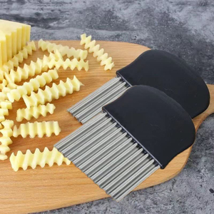 อุปกรณ์ครัวสแตนเลส ที่ตัดมันฝรั่งรูปทรงคลื่น มีดตัดแบบหยัก - Product Image 1