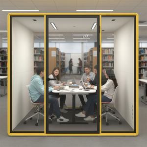 كابينة عازلة للصوت بالجملة، أريكة مكتبية خاصة، كابينة هاتف، كابينة اجتماعات خاصة - Product Image 3