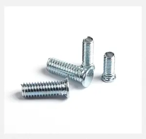 Customisable Galvanized Steel And Zinc Screw Rivets Small Head Press M6 Model 9mm Length Excellent Price For Large Quantities