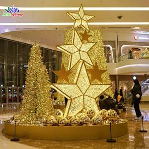 Étoile Motif Lumière LED Décoration de Noël Extérieur Intérieur Étanche 3D Vacances Xmas Party <span class=keywords><strong>Mariage</strong></span> Festival Jardin Décor Éclairage - Product Image 4