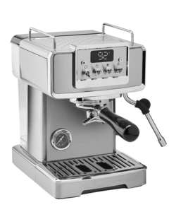 Machine à café expresso semi-automatique portable programmable en acier inoxydable 15-20 bars, pour latte, cappuccino, électrique, maison, extérieur, hôtel - Product Image 2
