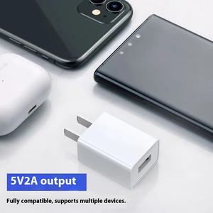 OTTIZUN Tête <span class=keywords><strong>de</strong></span> <span class=keywords><strong>chargeur</strong></span> certifiée 5V2A avec technologie <span class=keywords><strong>de</strong></span> charge rapide pour téléphone portable PD Prise <span class=keywords><strong>USB</strong></span> 10W Fonction QC2.0 PC ignifuge - Product Image 3