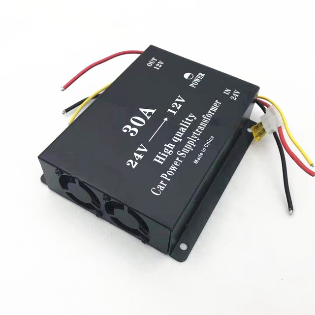 Professional Manufacturer DC24V to DC12V 50A Car Power Supply Transformer 600W Car Charger Converter Dc to Dc