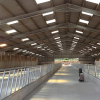 Kits de hangars métalliques préfabriqués, maison à ossature acier, abri agricole pour stockage de foin, élevage, fournisseur de structures préfabriquées