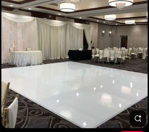 Pista da Ballo Portatile 4x4ft 3x3ft Multistrato in Compensato con Sistema Cam Lock <span class=keywords><strong>Bianco</strong></span>/Nero per Sale da Ballo - Product Image 2