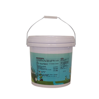 Seau en PP de qualité alimentaire de 1 à 2,5 gallons (3 L) imprimé sur mesure pour l'emballage de la matière première de pop-corn, bonbons et crème glacée
