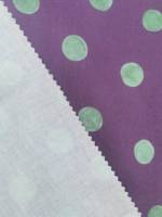 Tissu imprimé à pois de diverses motifs, 100 % coton, sergé 21s, tissu en coton tissé à petits/grands/irréguliers pois pour vêtements