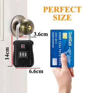 Kẽm hợp kim nhỏ ổ khóa kết hợp khóa Key lưu trữ trường hợp hộp an toàn an ninh ẩn Stash - Product Image 2