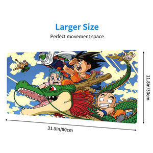 Alfombrilla de ratón de Anime <span class=keywords><strong>Dragon</strong></span> <span class=keywords><strong>Ball</strong></span> Z Super para juegos, alfombrilla de ratón grande XXL personalizada, alfombrillas para teclado de ordenador, accesorios, alfombrilla de escritorio antideslizante de goma - Product Image 2