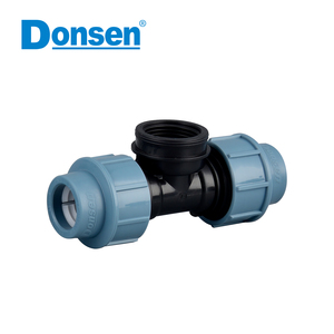 Chất lượng cao PP phụ kiện đường ống nhựa khuỷu tay TEE khớp nối phụ kiện kết nối Công Đoàn - Product Image 2