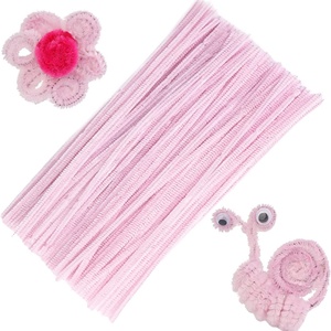 Bâtonnets torsadés multicolores style macaron TikTok Xiaohongshu, pour la création de jouets DIY pour enfants, en laine et bandes de laine en vrac - Product Image 5