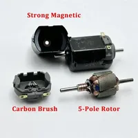 Moteur électrique miniature personnalisé à 5 pôles FK-130, DC 12V 18V 24V, moteur haute vitesse, double arbre de 2 mm
