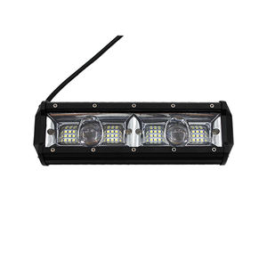 Lampe Flash bicolore 60W 3 "12v LED lumière voiture tireur jaune blanc hors route lumière de conduite Led travail barre lumineuse pour camion <span class=keywords><strong>tracteur</strong></span> - Product Image 5