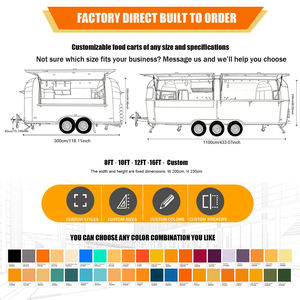 Remolque <span class=keywords><strong>de</strong></span> Comida y <span class=keywords><strong>Bar</strong></span> Móvil <span class=keywords><strong>de</strong></span> Acero Inoxidable |   Carrito Multifuncional para Café/Helados/Cerveza con Equipo <span class=keywords><strong>de</strong></span> Cocina Completo - Product Image 2