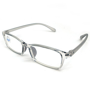 Monture de lunettes rectangulaire transparente ultralégère TR90 9864 Protection contre la lumière bleue Unisexe Grande taille Origine Danyang - Product Image 1