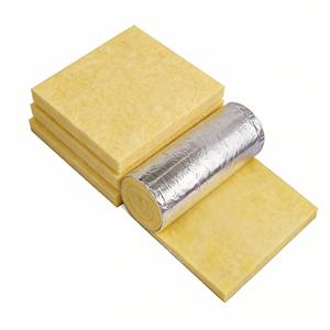 Panneau de laine de verre isolante ignifuge et écologique pour la construction industrielle, fabriqué en fibre de verre - Product Image 1