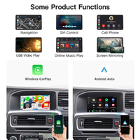 Adaptador Inalámbrico Carplay para Volvo V40 V60 S60 Xc60, Android Auto, Unidad Principal de Radio, Airplay Inalámbrico, Duplicación de Pantalla