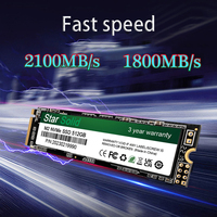قرص صلب SSD M2 NVMe 2280 بسعات 128 جيجابايت و256 جيجابايت و512 جيجابايت و1 تيرابايت للكمبيوتر المحمول من المصنع