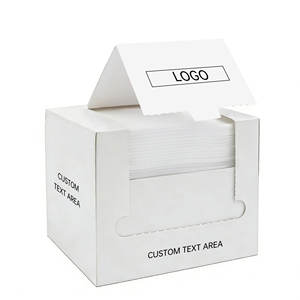 Oem 100% cotone morbido organico mani e lavaggio del viso per la pulizia del tessuto salone Spa trucco asciugamano per viso pulito usa e getta - Product Image 1