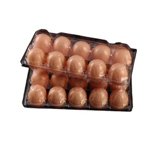 Eggs Food Storage Container Custom Plastic Egg Tray 10 Holes Plastic Thickness Plastic Egg Carton Box Wholesale