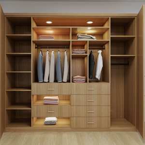 Armoire sur mesure, dressing, meubles de chambre à coucher en bois, armoire à portes battantes, armoires avec un nouveau design - Product Image 6