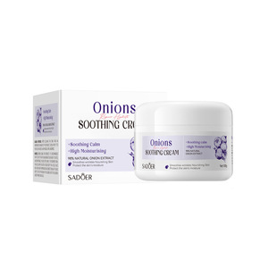 SADOER Oignon <span class=keywords><strong>Crème</strong></span> Hydratante Apaisante Soulagement d'Urgence pour Peaux Sensibles Sèches de Saison - Product Image 1