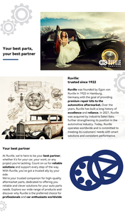 Kit de courroie de distribution RUVILLE pour FORD PSA VOLVO C4 Picasso I (UD) 1.6 HDI 3008 1.6 HDI C4 Picasso II 1.6 HDI 115 S40 II 1.6 D2 - Product Image 4