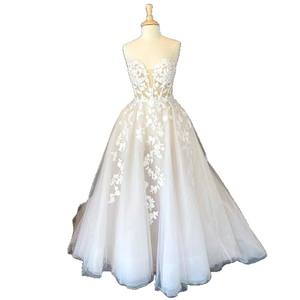 Robe <span class=keywords><strong>de</strong></span> mariée simple et rêveuse, style forêt, col en V profond, ornée <span class=keywords><strong>de</strong></span> cristaux, nouveau modèle, pour <span class=keywords><strong>mariage</strong></span> <span class=keywords><strong>civil</strong></span> ou bal masqué - Product Image 5