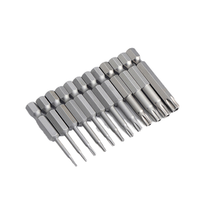 Tournevis Torx de sécurité en acier avec embout magnétique, embouts de perçage chromés personnalisables - T6-T20, qualité industrielle, support OEM - Product Image 4