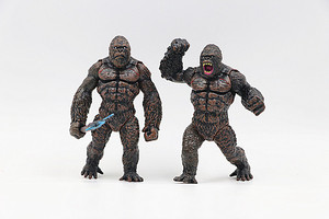 God-zilla Toys Figurines d'action les monstres brûlant Heisei Mecha Ghidorah Pack en plastique Mini dinosaure Playsets Cake Toppers - Product Image 2