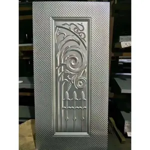 embossed pvc steel door sheet design sheet metal door steel laminated primer door skin interior