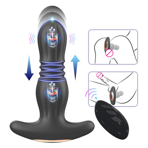 Prostate Massager Prostate <strong>Sex</strong> <strong>Toys</strong> for <strong>Male</strong> Thrusting <strong>Anal</strong> Vibrator Electric Simulator Vibrating Ass Putt Plug - Product Image 2