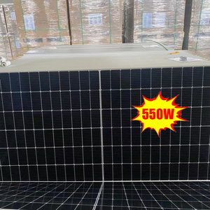 Módulo solar fotovoltaico de potencia máxima de 605W 580W 590W 600W Sistema de panel solar doméstico con tecnología PERC y Media celda - Product Image 1