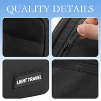 Nouvelle trousse de toilette pour homme anti-éclaboussures, populaire, à suspendre, avec plusieurs compartiments pour les essentiels de voyage