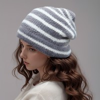 Nuevos sombreros de punto de piel de alta calidad OEM fábrica logotipo personalizado Unisex invierno gorros cálidos sombreros al por mayor