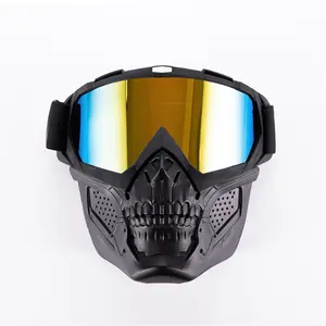 Máscara táctica completa para Paintball CS, gafas protectoras para motocicleta