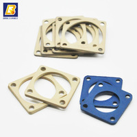 Joints d'étanchéité plats creux personnalisés pour éclairage, joints d'espacement en caoutchouc de silicone moulés par compression découpés sur mesure, produits en caoutchouc
