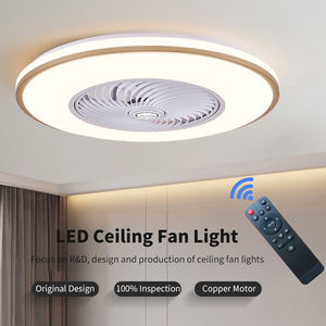 Vente en gros, prix bon marché, <span class=keywords><strong>ventilateur</strong></span> de plafond à Led de chambre à coucher avec lumière, 3 pièces - Product Image 2