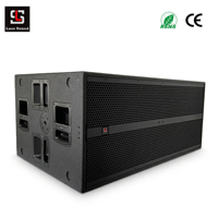 Système de sonorisation PA 9006 avec double subwoofer de 18 pouces, ensemble de haut-parleurs actifs de 18 pouces, enceintes de basses actives, enceintes DJ actives de 15 pouces, enceintes professionnelles