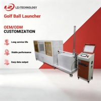 Machine d'essai d'impact des balles de golf, testeur de performance d'impact des balles de golf, équipement d'essai d'impact dynamique