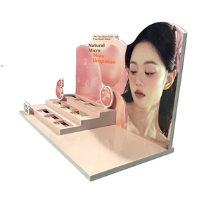 Tùy chỉnh siêu thị đứng có thể gập lại hiển thị đứng Acrylic Chevron Hội Đồng Quản trị truy cập máy tính để bàn giá cho mỹ phẩm bàn - Product Image 5