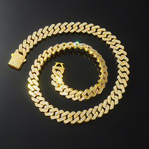 Collier cubain losange, chaîne losange intégrale, collier Street Auction, collier Tanjing Fashion Lijing - Product Image 3