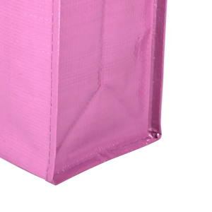 ถุงช้อปปิ้งพลาสติกเคลือบลามิเนตพิมพ์สีสันสดใสนำกลับมาใช้ใหม่ได้จากโรงงานจีน ถุงผ้า PP สำหรับใส่ของชำ - Product Image 5