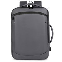 Tas Ransel Bisnis Pria Premium Bahan Polyester yang Dapat Diperluas untuk Tas Komputer Tas Sekolah Pelajar dengan Sandaran Punggung Berbentuk Fisiologis