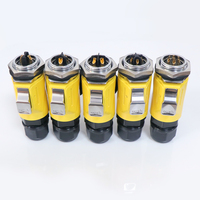 Conector Circular Impermeable LP20 BNC de Plástico con Bloqueo de Rosca, 3P IP68, Conexión Rápida, Enchufe y Toma
