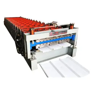 Trapeziumvormige 5 Wave Aluminium Dakpaneel Rolvormmachine