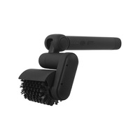 Brosse pour barbecue extérieur, nettoyeur de barbecue sans fil rechargeable avec 2 têtes remplaçables