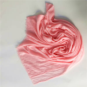 新しいコレクションロング女性スカーフピンクカラーストールソフトライトVoile Hijabsバルク - Product Image 5